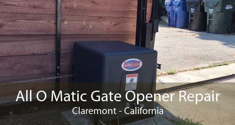 All O Matic Gate Opener Repair Claremont - California